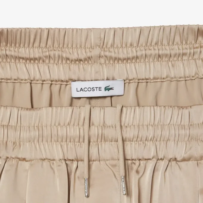 Oversize’owe spodnie z elastycznego satynu Oversize’owe spodnie z elastycznego satynu