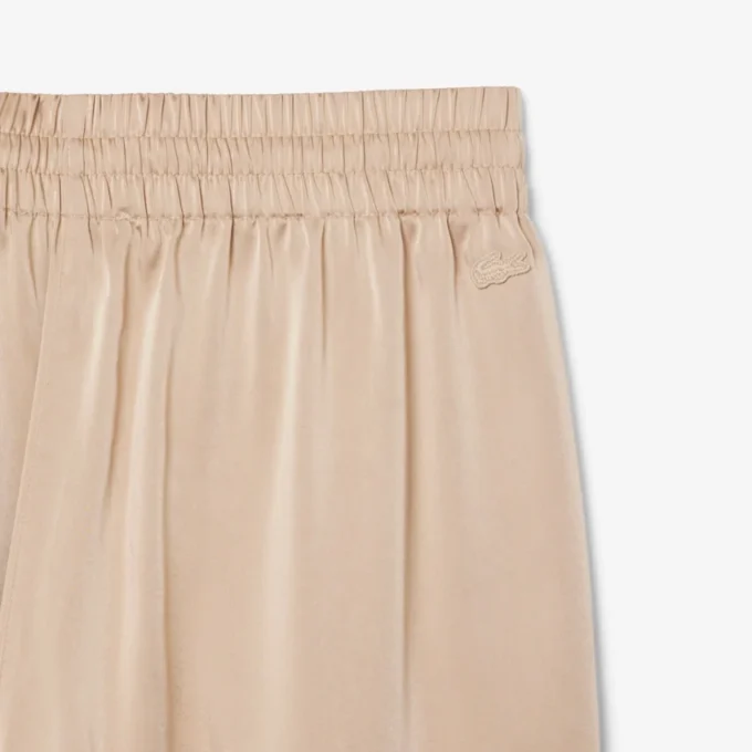 Oversize’owe spodnie z elastycznego satynu Oversize’owe spodnie z elastycznego satynu
