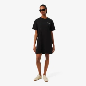 Oversizowa bawełniana sukienka typu T-shirt Oversizowa bawełniana sukienka typu T-shirt