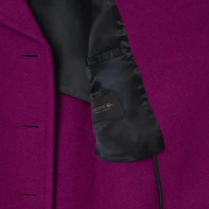 Płaszcz typu peacoat z wełny slubowej z kolekcji Runway