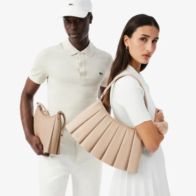 Średniej wielkości skórzana torba Lenglen z kolekcji Runway Średniej wielkości skórzana torba Lenglen z kolekcji Runway