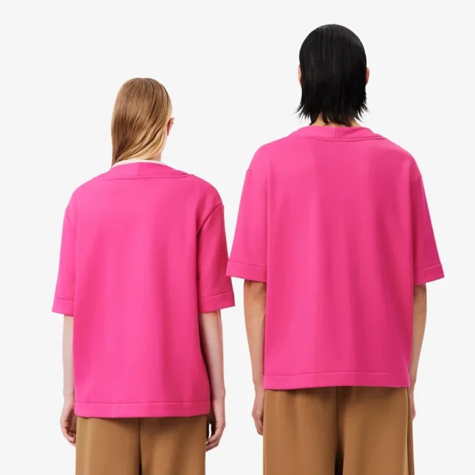 Satynowy T-shirt z nadrukiem z kolekcji Runway Satynowy T-shirt z nadrukiem z kolekcji Runway