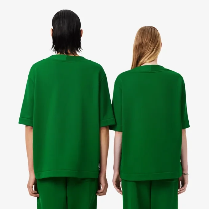 Satynowy T-shirt z nadrukiem z kolekcji Runway Satynowy T-shirt z nadrukiem z kolekcji Runway