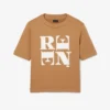 Satynowy T-shirt z nadrukiem z kolekcji Runway Satynowy T-shirt z nadrukiem z kolekcji Runway