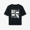 Satynowy T-shirt z nadrukiem z kolekcji Runway Satynowy T-shirt z nadrukiem z kolekcji Runway