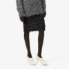 Spódnica z dzianiny z lureksu z kolekcji Runway