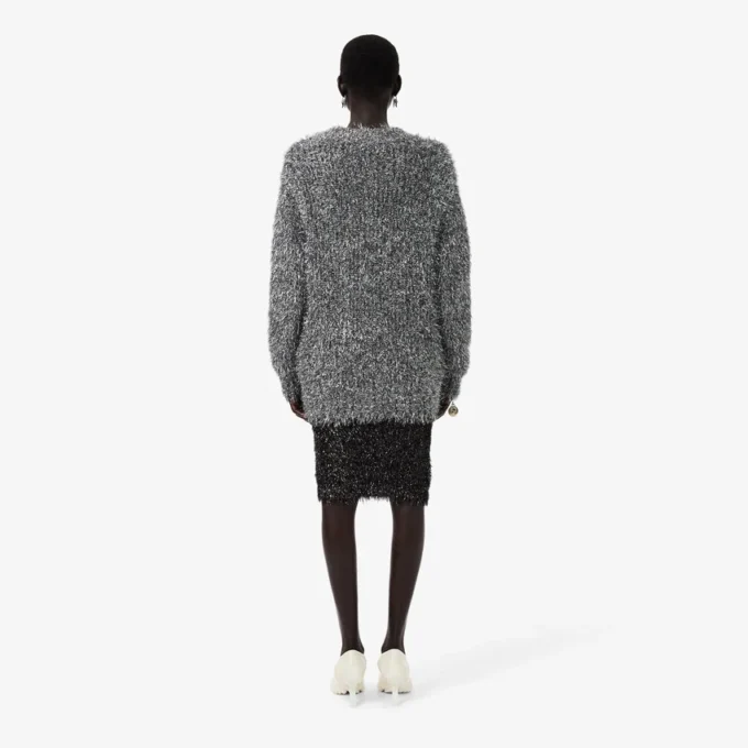 Spódnica z dzianiny z lureksu z kolekcji Runway