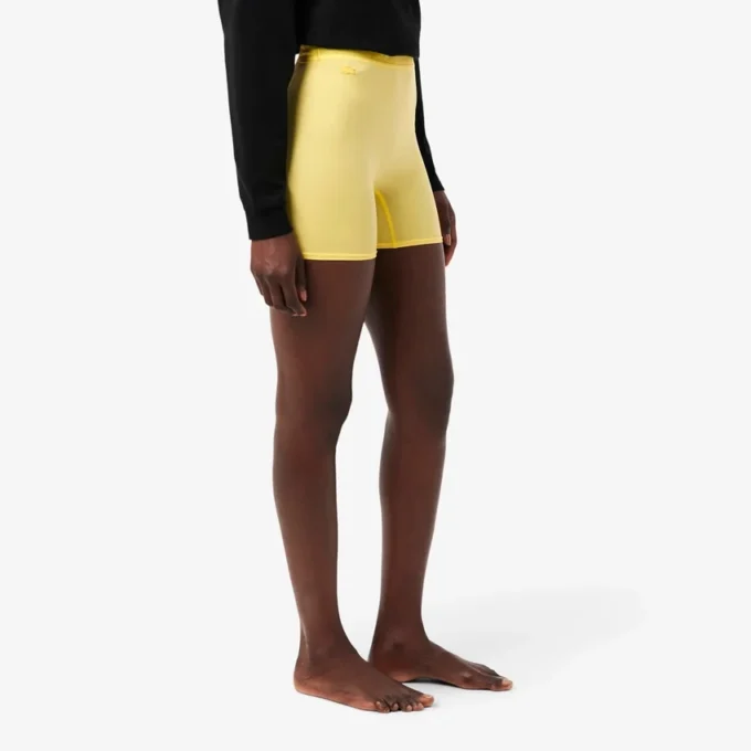 Spodenki rowerowe z mikrofibry z wysokim stanem Spodenki rowerowe z mikrofibry z wysokim stanem
