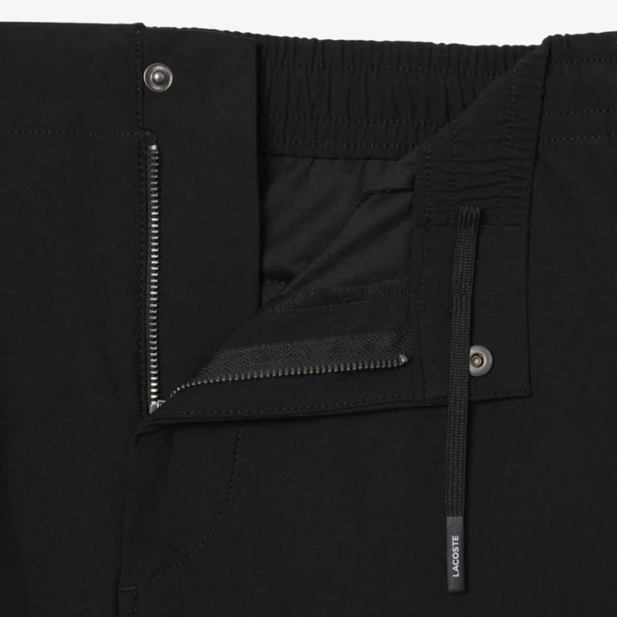 Spodnie chino o regularnym kroju z elastycznego materiału