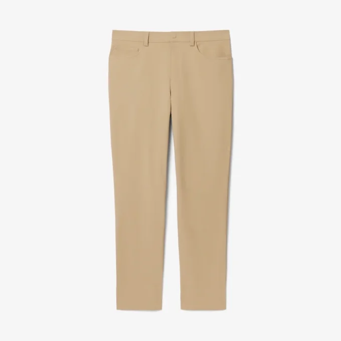 Spodnie chino slim fit z elastycznego materiału Spodnie chino slim fit z elastycznego materiału