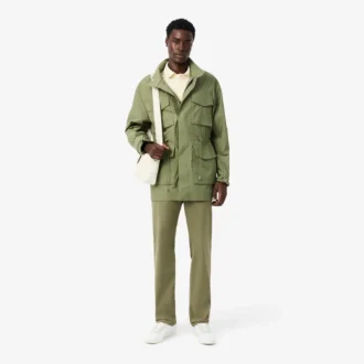 Spodnie chino z bawełny o regularnym kroju