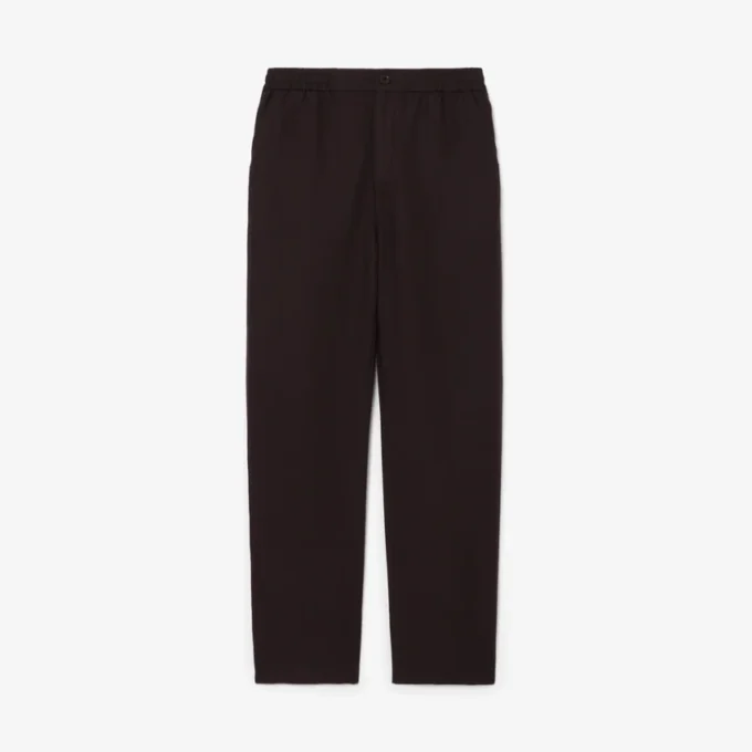 Spodnie chino z lnu o regularnym kroju