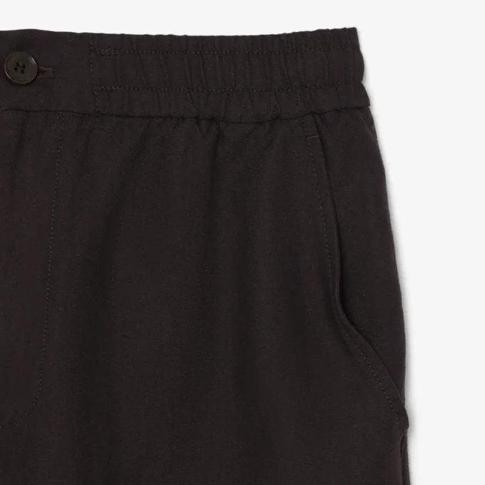 Spodnie chino z lnu o regularnym kroju