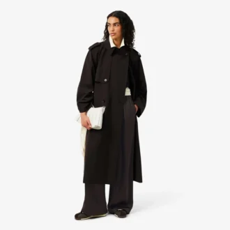 Spodnie oversize z elastycznego satynu Spodnie oversize z elastycznego satynu