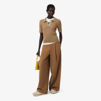Spodnie z mieszanki wełny The Blend o szerokim kroju z kolekcji Runway Spodnie z mieszanki wełny The Blend o szerokim kroju z kolekcji Runway