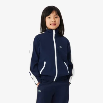 Sportowa bluza z zamkiem błyskawicznym z dzianiny interlock piqué