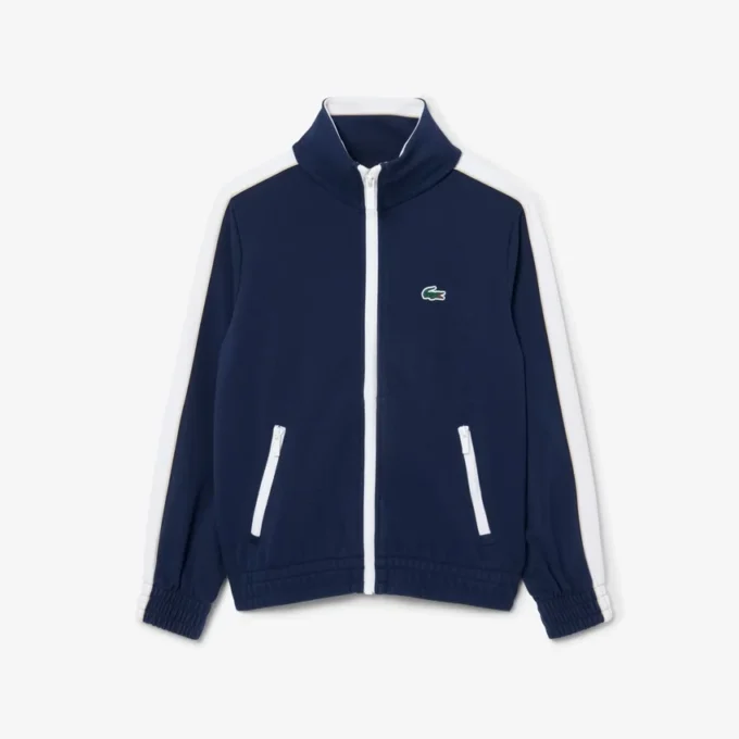 Sportowa bluza z zamkiem błyskawicznym z dzianiny interlock piqué Sportowa bluza z zamkiem błyskawicznym z dzianiny interlock piqué