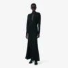 Sukienka maxi z jedwabnym kołnierzem polo z kolekcji Runway Sukienka maxi z jedwabnym kołnierzem polo z kolekcji Runway