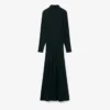 Sukienka maxi z jedwabnym kołnierzem polo z kolekcji Runway Sukienka maxi z jedwabnym kołnierzem polo z kolekcji Runway