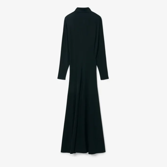 Sukienka maxi z jedwabnym kołnierzem polo z kolekcji Runway Sukienka maxi z jedwabnym kołnierzem polo z kolekcji Runway