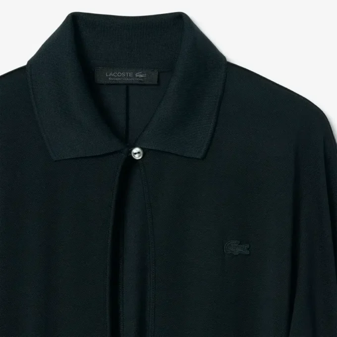 Sukienka maxi z jedwabnym kołnierzem polo z kolekcji Runway Sukienka maxi z jedwabnym kołnierzem polo z kolekcji Runway