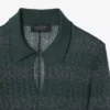 Sukienka maxi z kołnierzykiem polo i wzorem pointelle z kolekcji Runway Sukienka maxi z kołnierzykiem polo i wzorem pointelle z kolekcji Runway