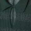 Sukienka maxi z kołnierzykiem polo i wzorem pointelle z kolekcji Runway Sukienka maxi z kołnierzykiem polo i wzorem pointelle z kolekcji Runway