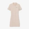 Sukienka polo damska o kroju slim fit z monogramem