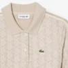 Sukienka polo damska o kroju slim fit z monogramem