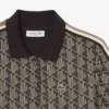 Sukienka polo damska o kroju slim fit z monogramem