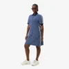 Sukienka polo damska o kroju slim fit z monogramem Sukienka polo damska o kroju slim fit z monogramem