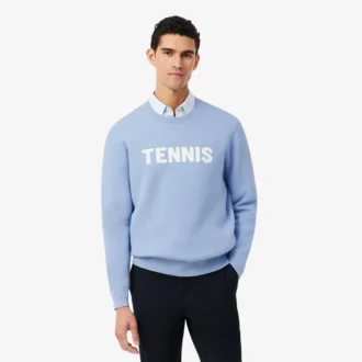 Sweter tenisowy z okrągłym dekoltem
