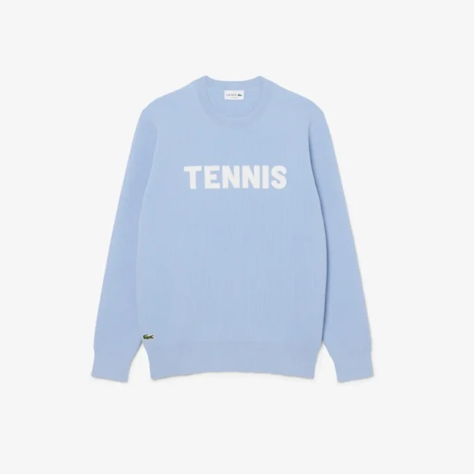 Sweter tenisowy z okrągłym dekoltem
