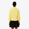 Sweter z bawełny z zamkiem i naszywką Sweter z bawełny z zamkiem i naszywką