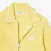 Sweter z bawełny z zamkiem i naszywką Sweter z bawełny z zamkiem i naszywką