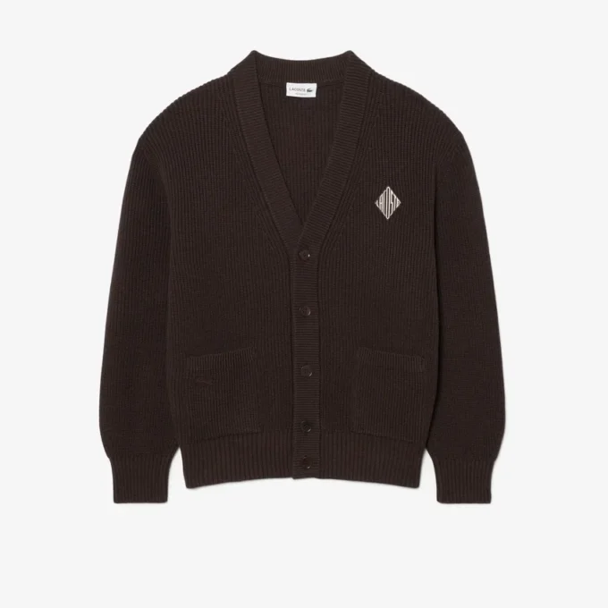Sweter z dzianiny bawełnianej o luźnym kroju Sweter z dzianiny bawełnianej o luźnym kroju