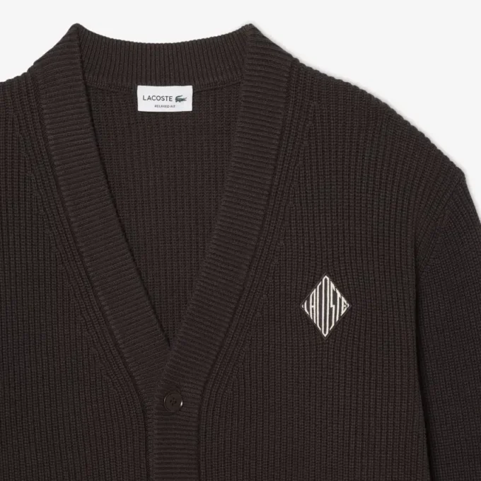 Sweter z dzianiny bawełnianej o luźnym kroju Sweter z dzianiny bawełnianej o luźnym kroju