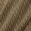 Sweter z kołnierzem koszulki Polo i splotem typu cable knit z kolekcji Runway