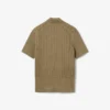 Sweter z kołnierzem koszulki Polo i splotem typu cable knit z kolekcji Runway