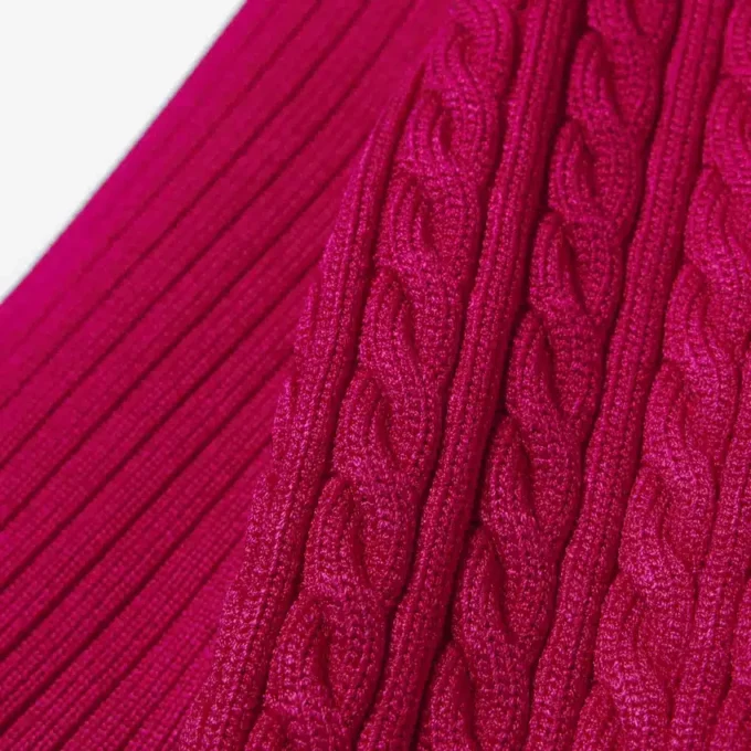 Sweter z kołnierzem Polo z dzianiny typu cable z kolekcji Runway Sweter z kołnierzem Polo z dzianiny typu cable z kolekcji Runway