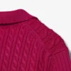 Sweter z kołnierzem Polo z dzianiny typu cable z kolekcji Runway Sweter z kołnierzem Polo z dzianiny typu cable z kolekcji Runway