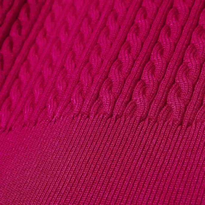 Sweter z kołnierzem Polo z dzianiny typu cable z kolekcji Runway Sweter z kołnierzem Polo z dzianiny typu cable z kolekcji Runway