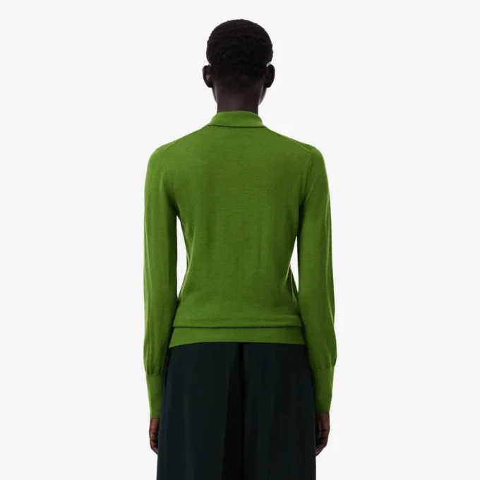 Sweter z kołnierzem Polo z wełny merynosowej z kolekcji Runway Sweter z kołnierzem Polo z wełny merynosowej z kolekcji Runway