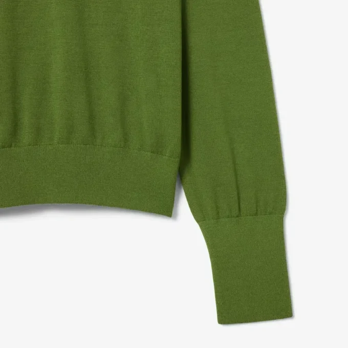 Sweter z kołnierzem Polo z wełny merynosowej z kolekcji Runway Sweter z kołnierzem Polo z wełny merynosowej z kolekcji Runway