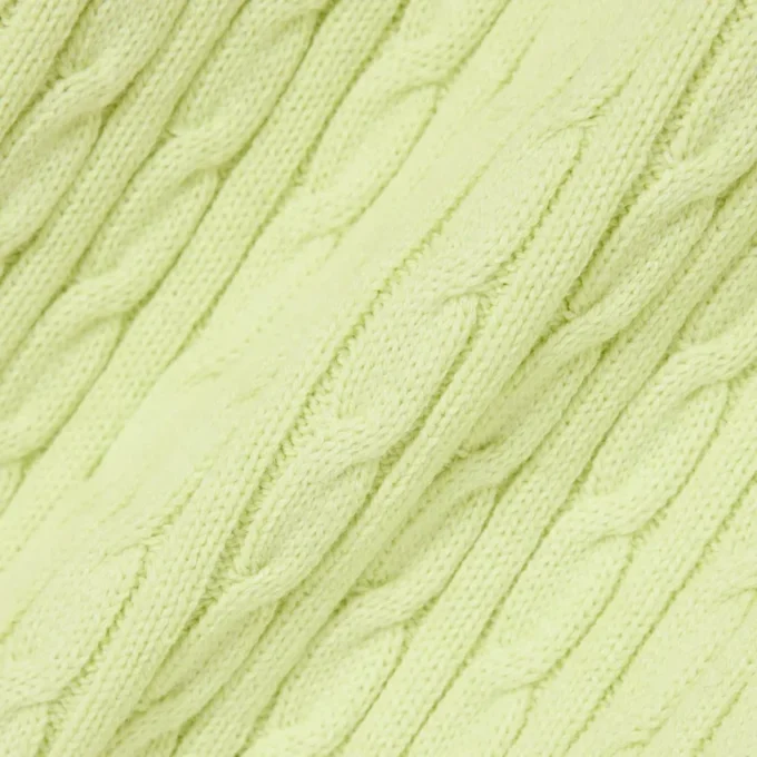 Sweter z krótkim rękawem o splocie warkoczowym Sweter z krótkim rękawem o splocie warkoczowym