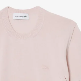 Sweter z krótkim rękawem z dzianiny 3D