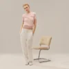Sweter z krótkim rękawem z dzianiny 3D Sweter z krótkim rękawem z dzianiny 3D
