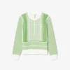 Sweter z nadrukiem kortu tenisowego Sweter z nadrukiem kortu tenisowego