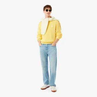 Sweter z naszywką z dzianiny ściągaczowej w kolorze perłowym Sweter z naszywką z dzianiny ściągaczowej w kolorze perłowym