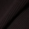 Sweter z naszywką z dzianiny w prążki